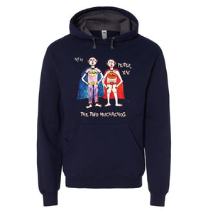 THE TWO MUCHACHOS (Men's Hoodie/Navy)